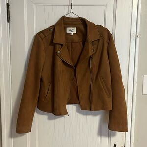 Mock suede jacket size M Jack by BB Dakota Moto Jacket